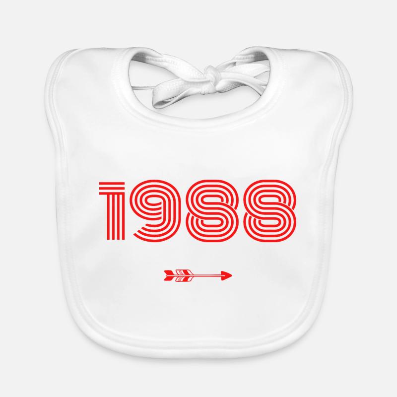 Né en 1988 Bavoir bio Bébé