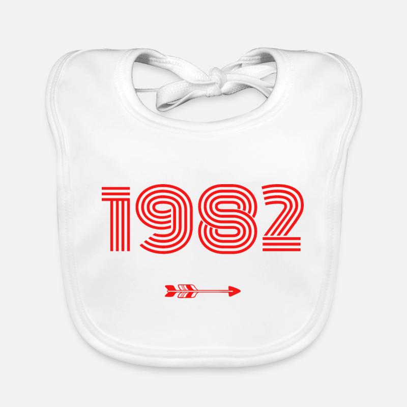 Born in 1982 Organic Baby Bibs