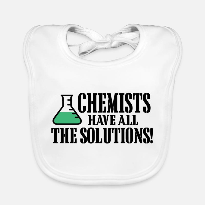 Les chimistes ont toutes les solutions Bavoir bio Bébé