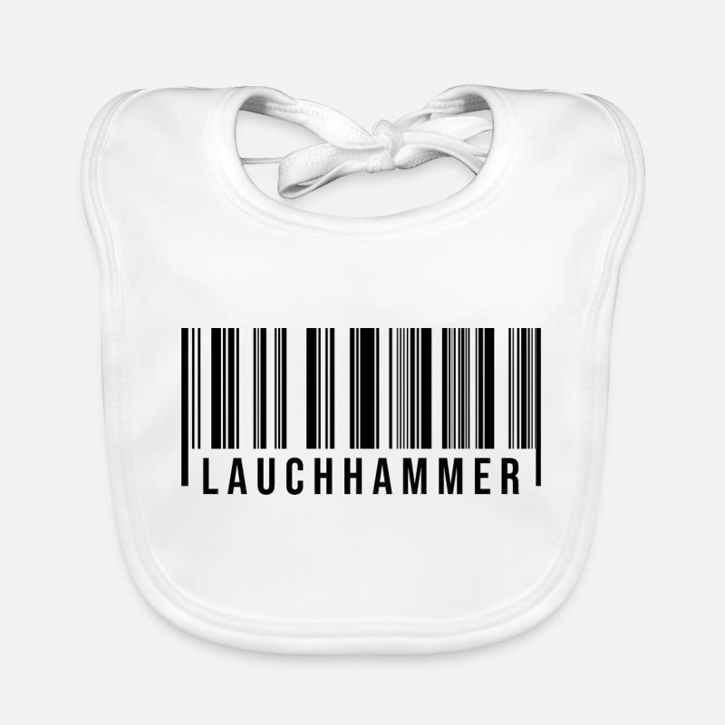 Lauchhammer Strichcode Baby Bio-Lätzchen