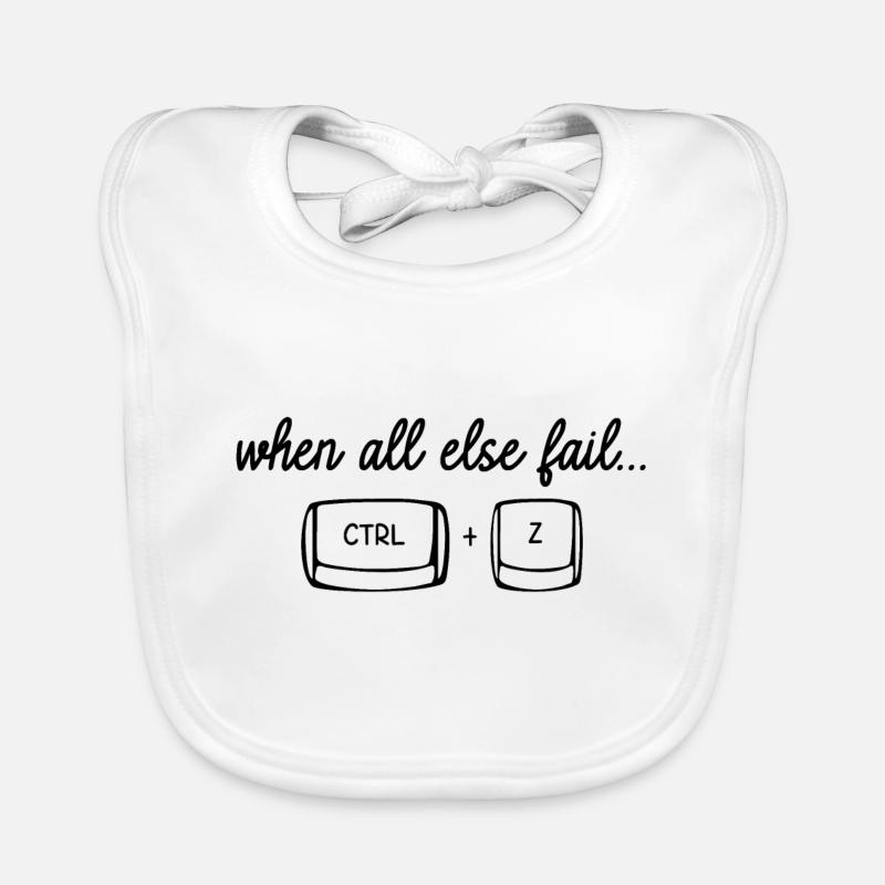 When all else fail CTRL Z (Undo) Baby Bio-Lätzchen