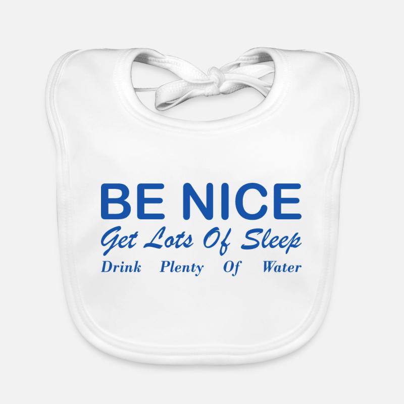 Be Nice Citation esthétique Bavoir bio Bébé