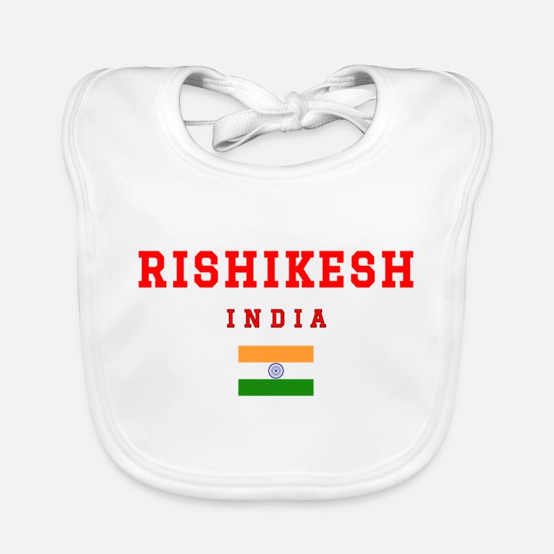 Rishikesh Indien Baby Bio-Lätzchen