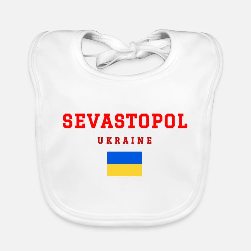 Sébastopol, Ukraine Bavoir bio Bébé