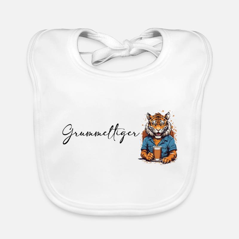 The Grumpy Tiger Organic Baby Bibs