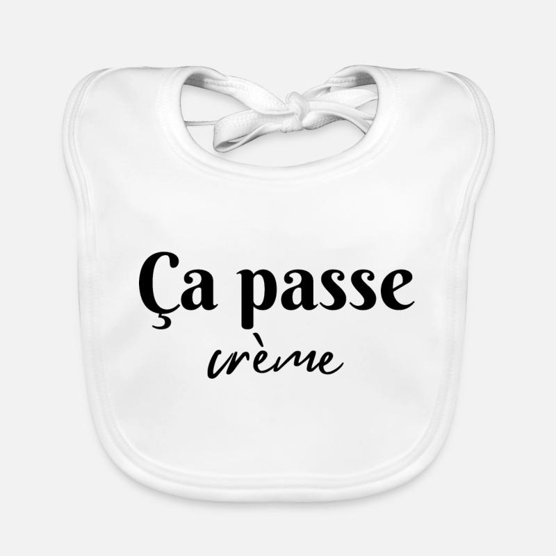 Ça passe crème Bavoir bio Bébé