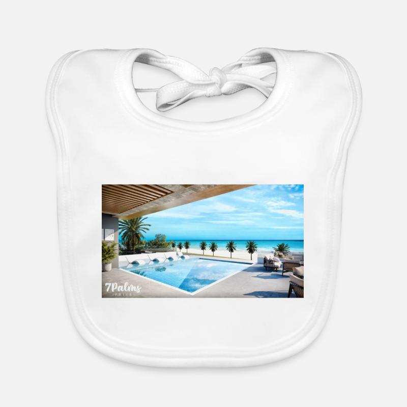 Pool und Strand Baby Bio-Lätzchen