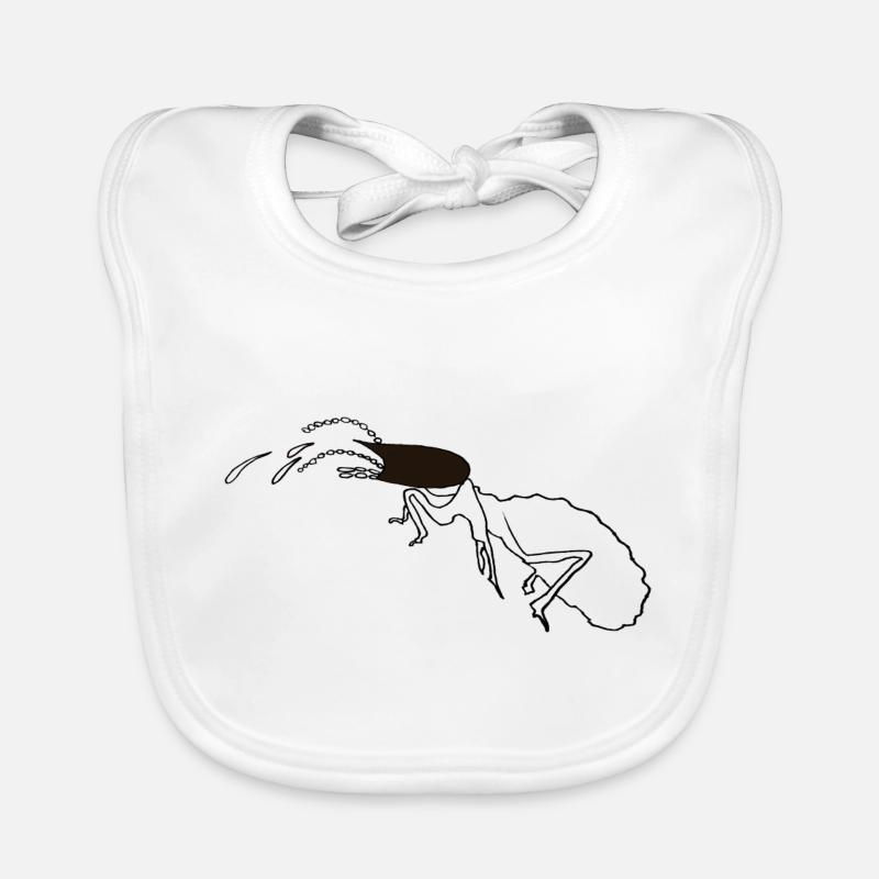 Nasutitermes soldat - Bavoir bio Bébé - blanc