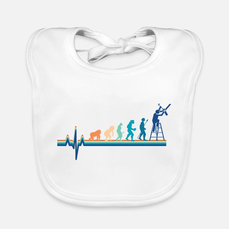 Elektriker Heartbeat Evolution Hagesmække af økologisk bomuld