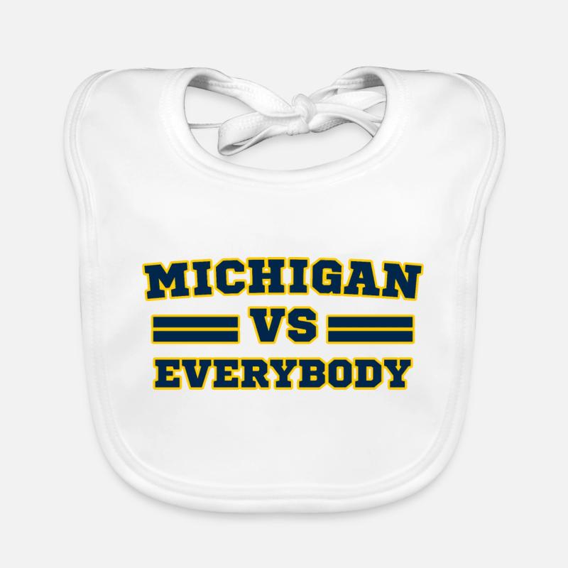 Michigan vs. Michigan Everybody Organic Baby Bibs