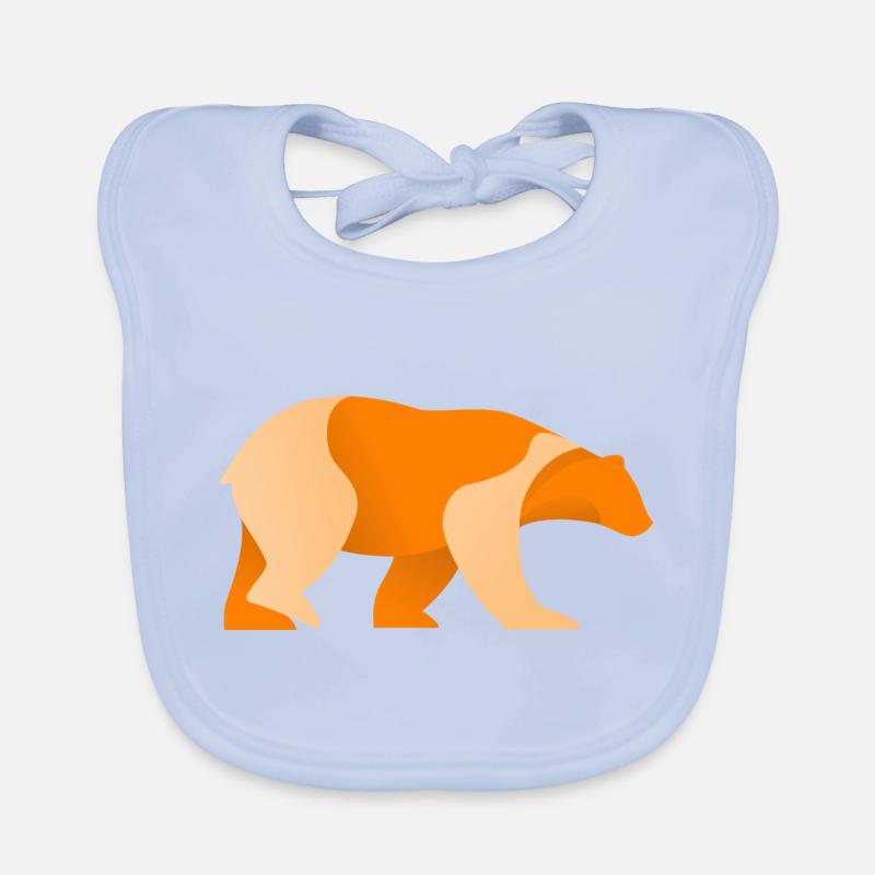 Bär Logo Baby Bio-Lätzchen