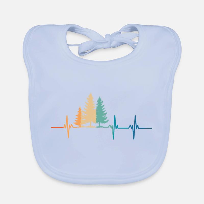 Forest Heartbeat Organic Baby Bibs