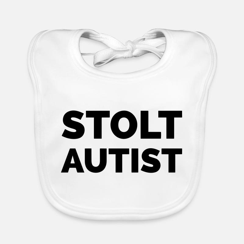 stolz autistisch Baby Bio-Lätzchen