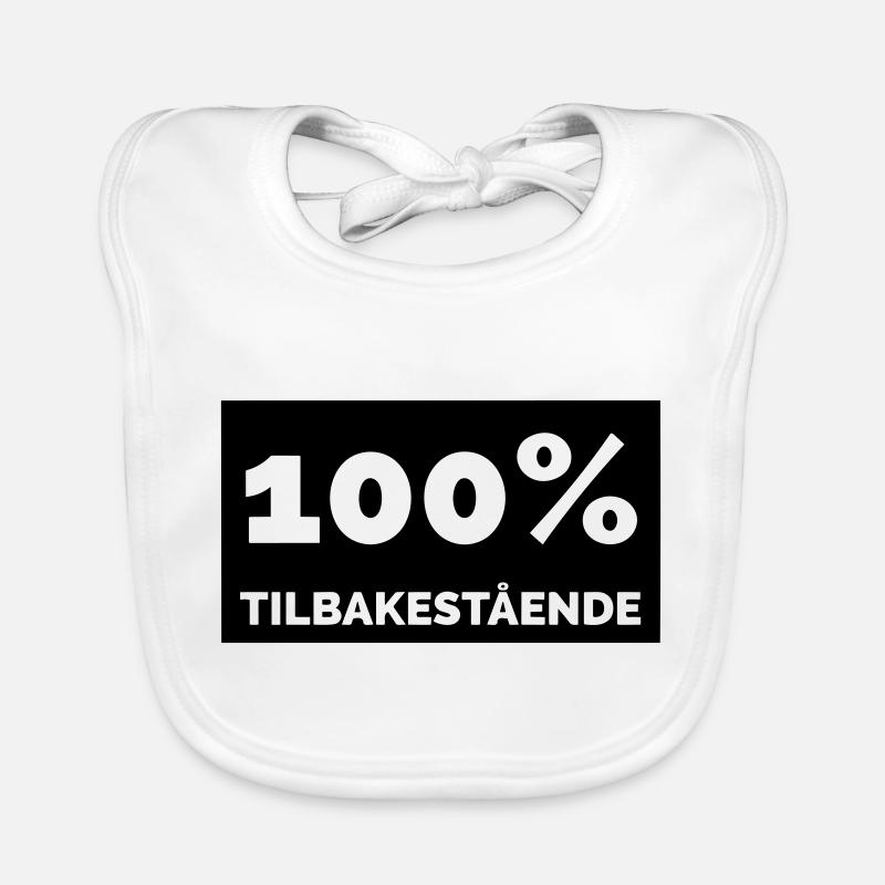 100% backward Organic Baby Bibs