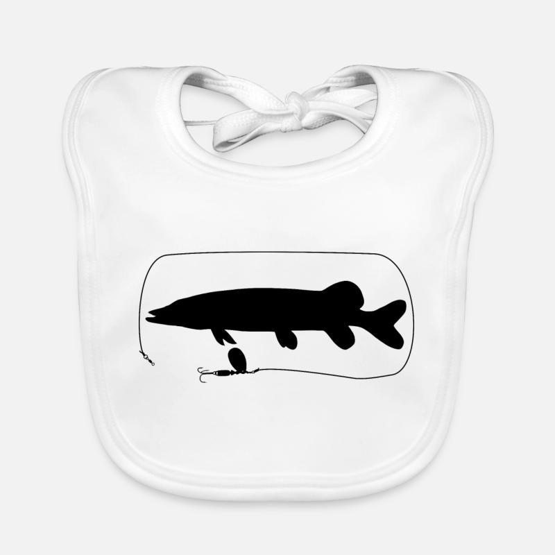 Pike with spinner Organic Baby Bibs