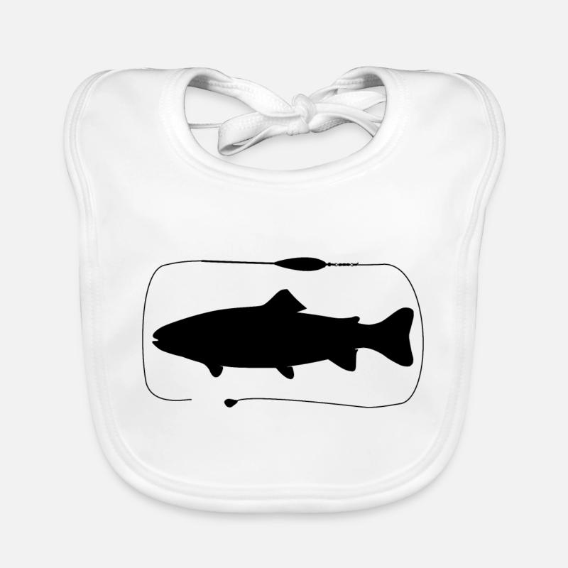 Assemblage de truite Sbirolino avec pâte Bavoir bio Bébé