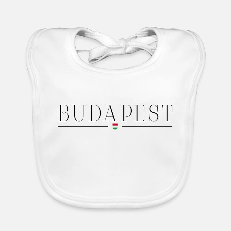 Ich liebe Budapest Baby Bio-Lätzchen