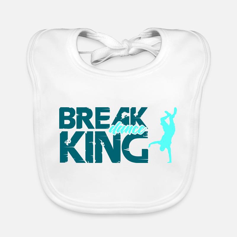 Break Dance King Organic Baby Bibs
