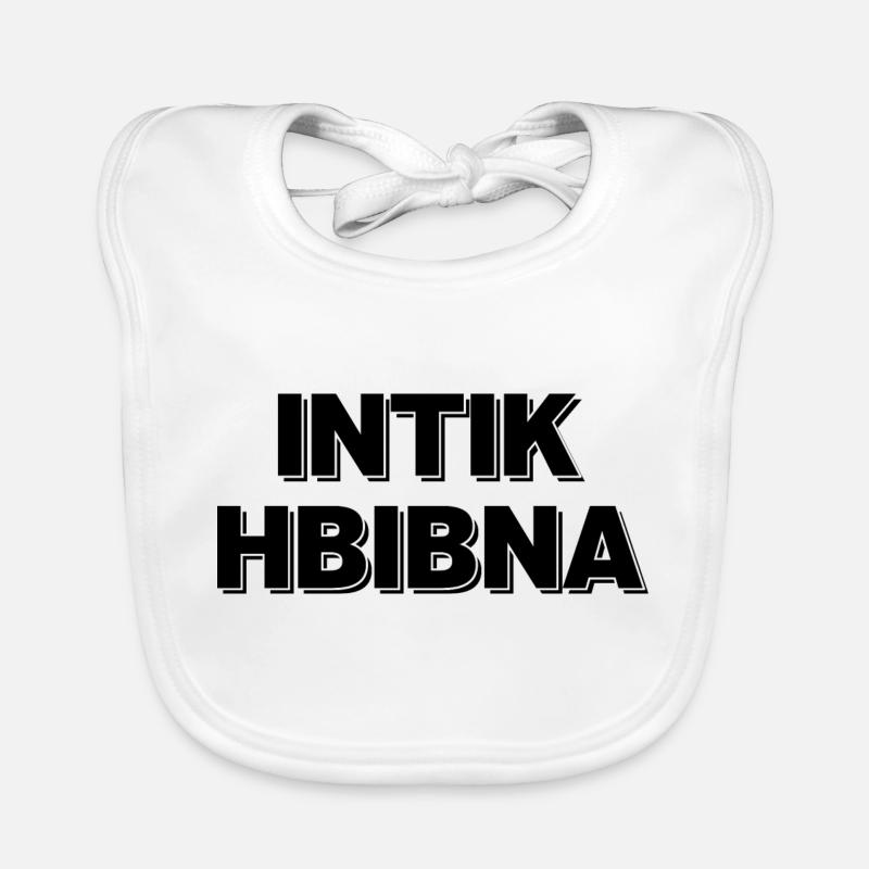 Intik hbibna - it's okay my friend Organic Baby Bibs