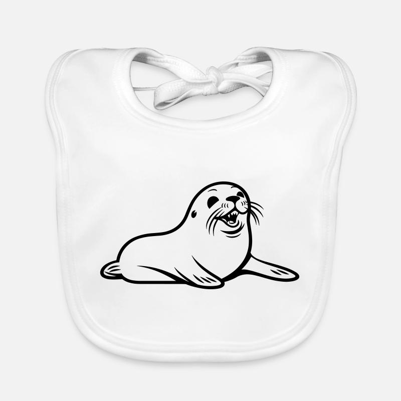 Seelöwe Baby Bio-Lätzchen