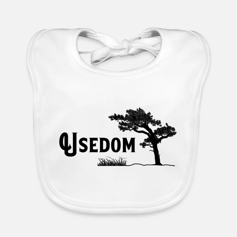 Usedom, Perle der Ostsee Baby Bio-Lätzchen