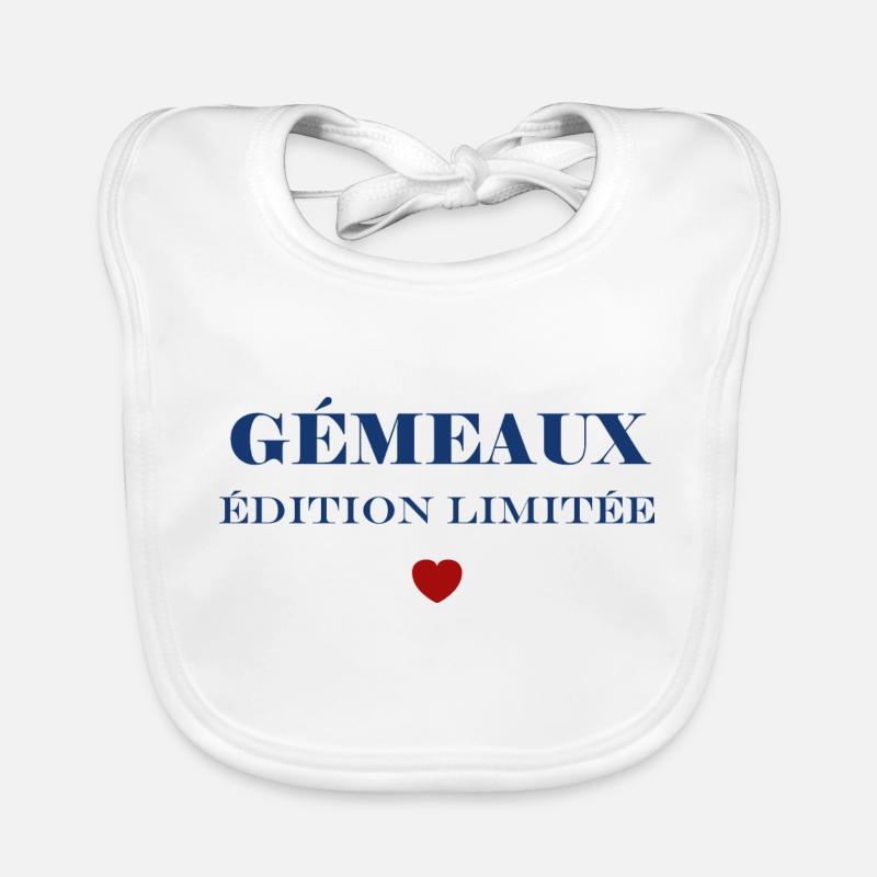 gémeaux Bavoir bio Bébé