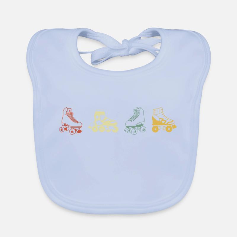 roller rétro vintage Bavoir bio Bébé