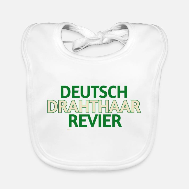 Deutsch Drahthaar Baby Bio-Lätzchen