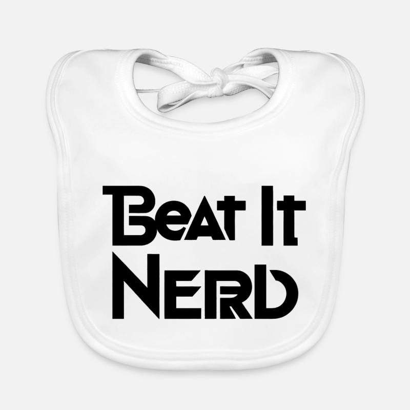 Battez-le Nerd 9 Bavoir bio Bébé