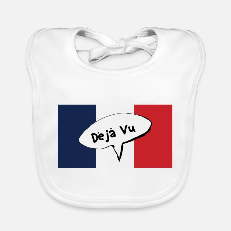 Expression française déjà vue pour le déjà-vu Bavoir bio Bébé