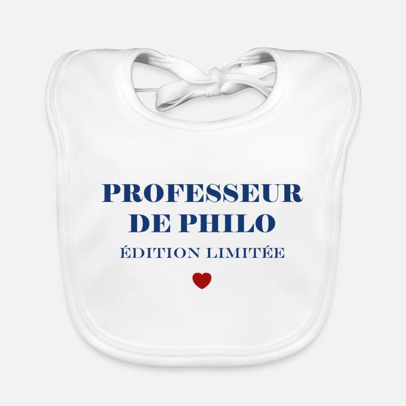 Professeur de philo Bavoir bio Bébé