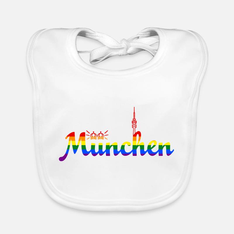 München Pride Baby Bio-Lätzchen