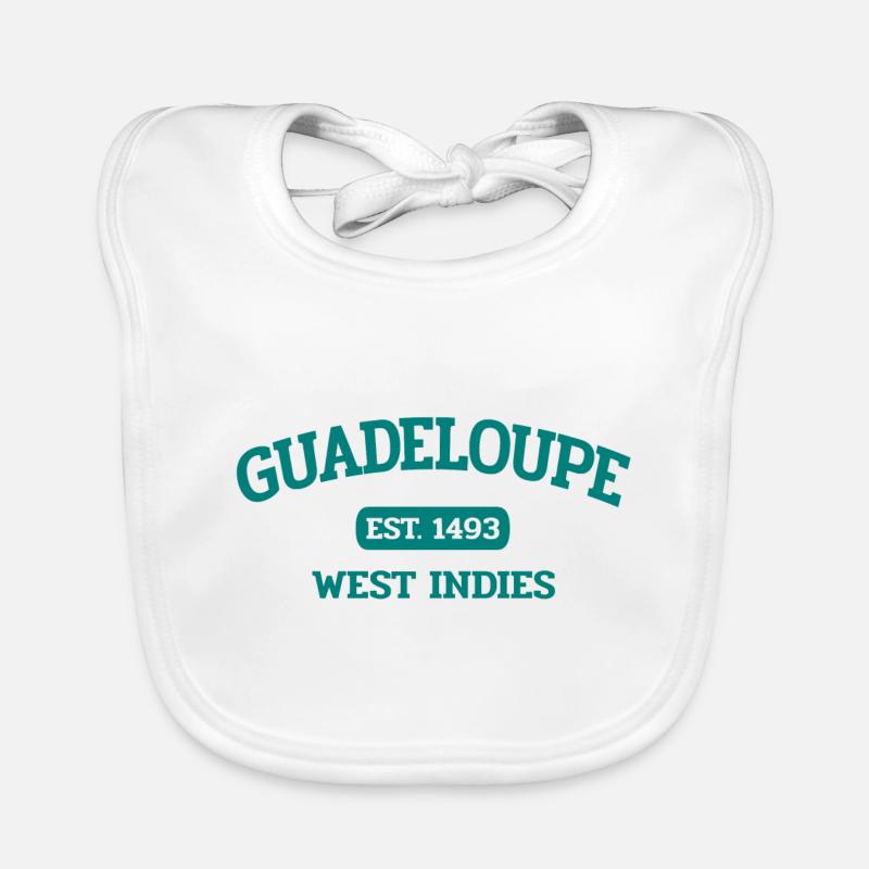 Guadeloupe - Point-à-Pitre - Caraïbes - Antilles Bavoir bio Bébé