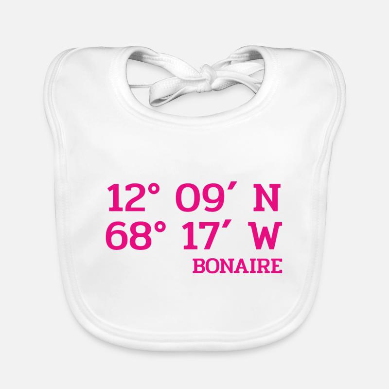 Coordonnées Bonaire - Coordonnées - Caraïbes Bavoir bio Bébé