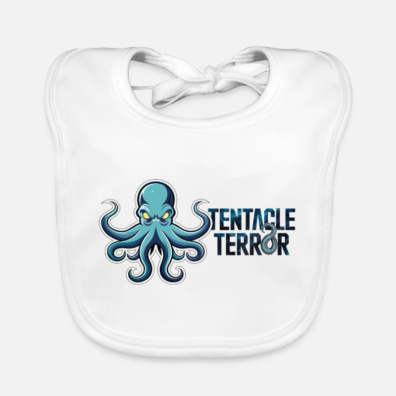 Tentakel-Terror Baby Bio-Lätzchen