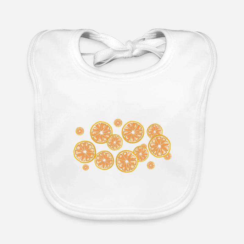 L’odeur des oranges sanguines Bavoir bio Bébé