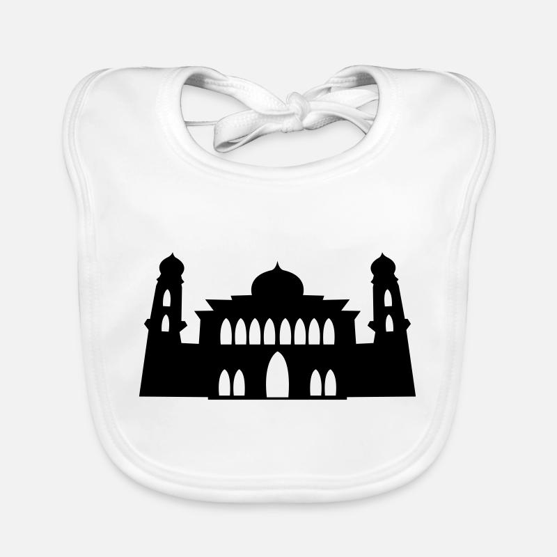 moschee silhouette Baby Bio-Lätzchen