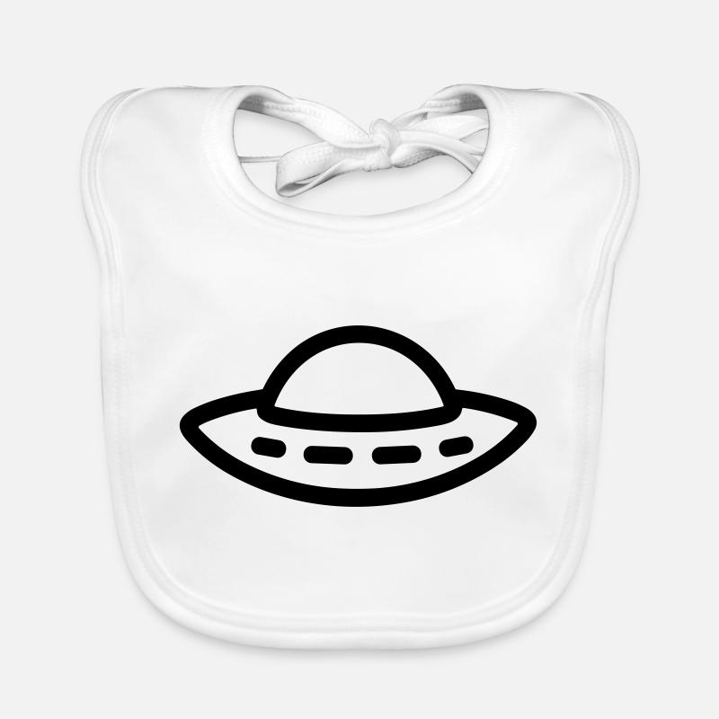 flying saucer Organic Baby Bibs