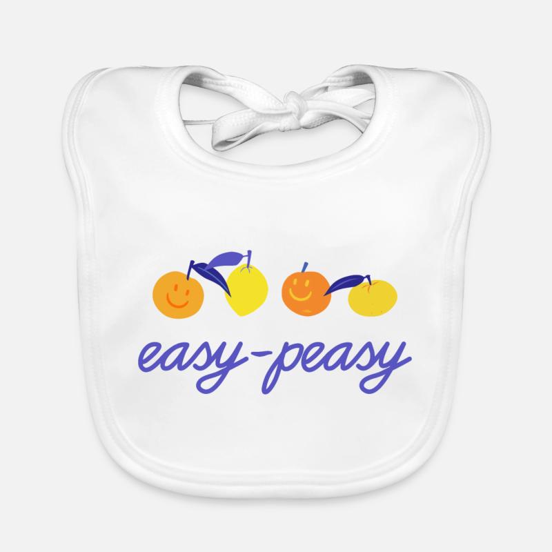 Squeezey au citron facile à presser Bavoir bio Bébé