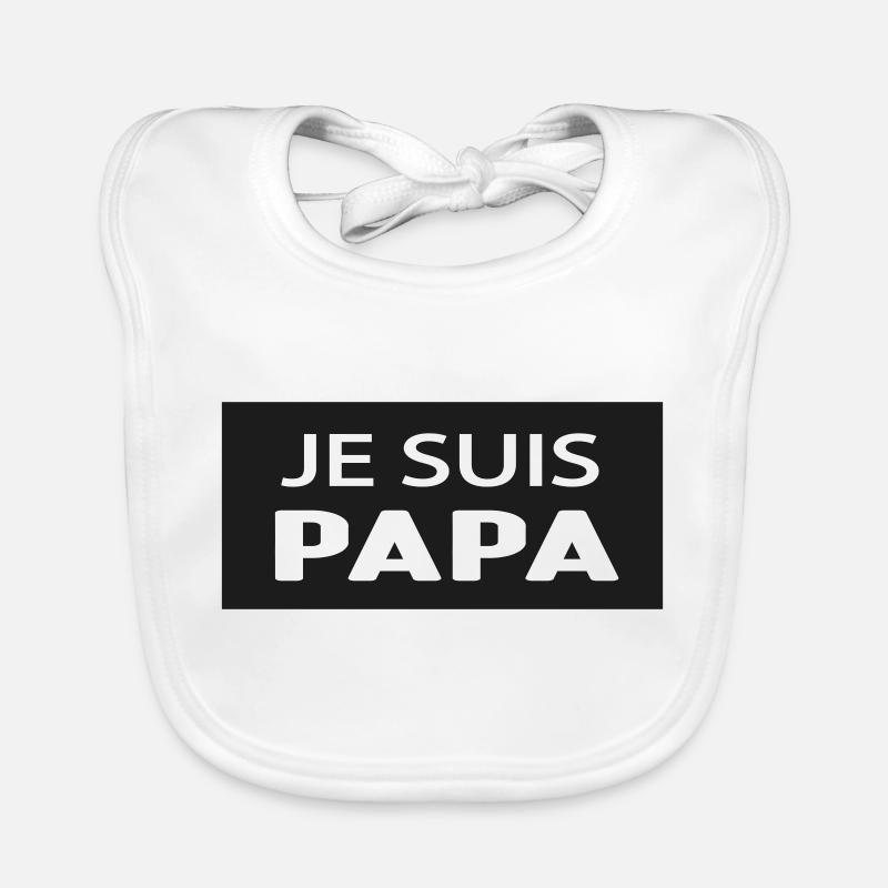 ICH BIN VATER Baby Bio-Lätzchen