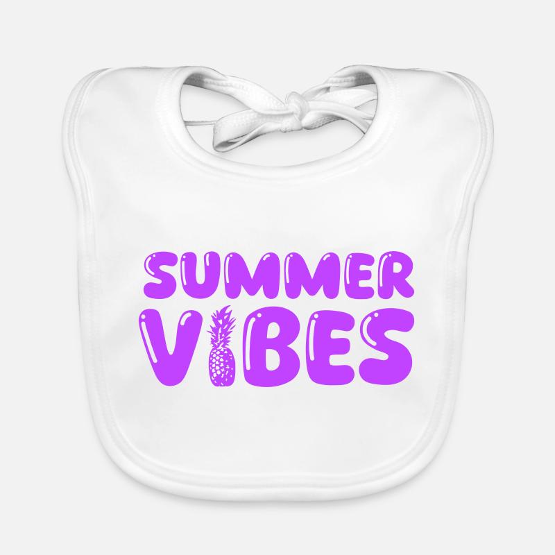 summer vibes Baby Bio-Lätzchen