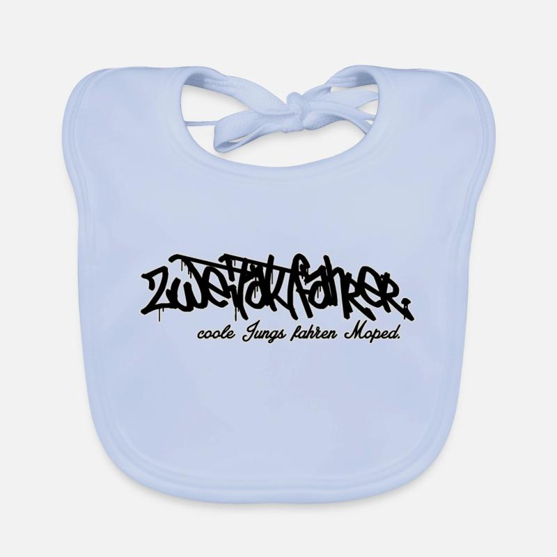 Cavalier deux temps // lettrage Bavoir bio Bébé