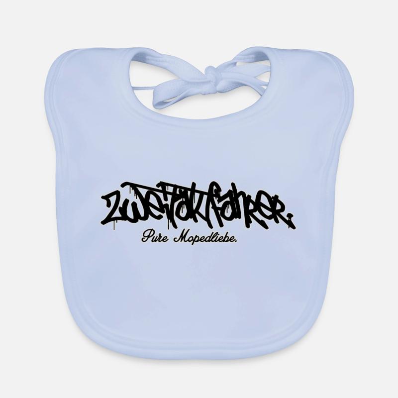 Cavalier deux temps // lettrage Bavoir bio Bébé