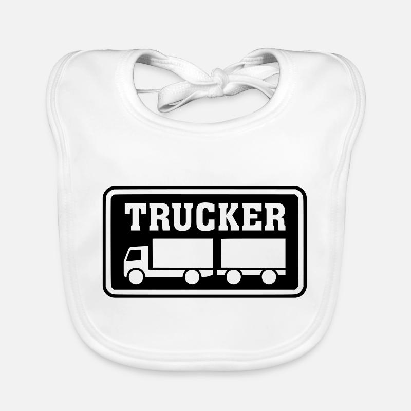 Bouclier Camionneur Remorque Train Inversé Bavoir bio Bébé
