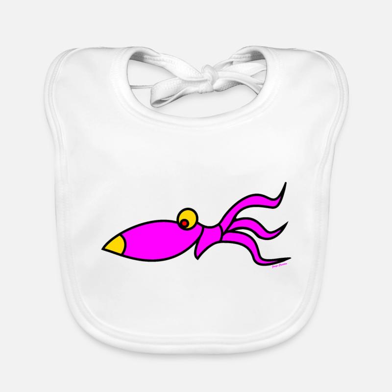 Chemises Squid Bavoir bio Bébé