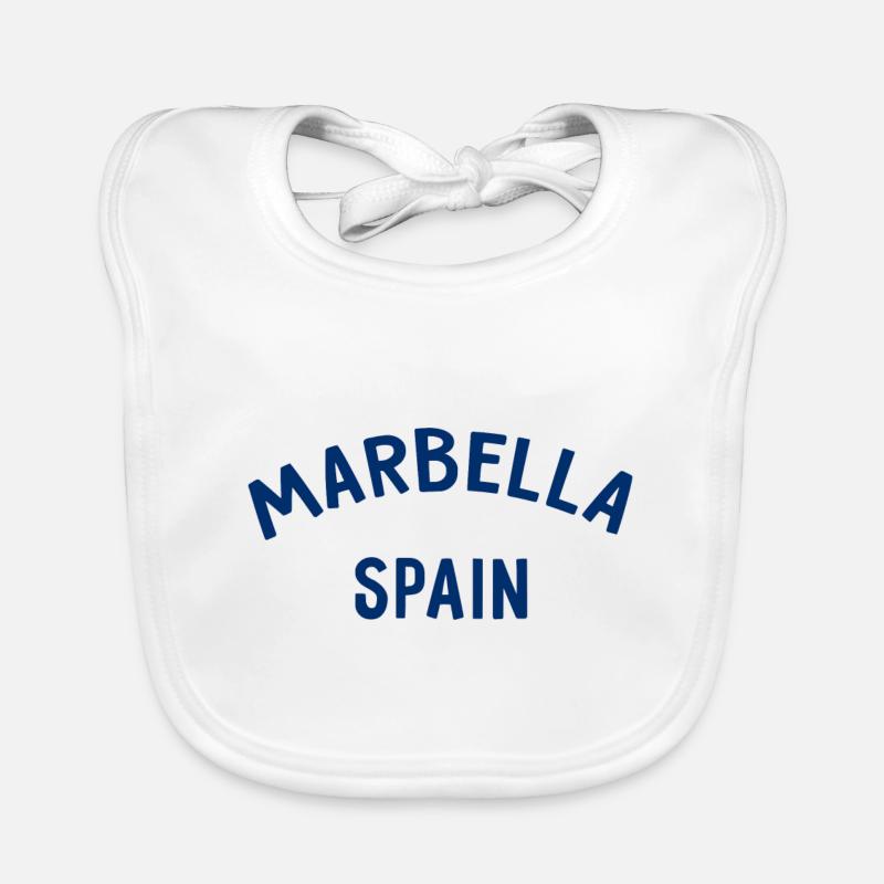 Marbella Spain Spanien Espana Baby Bio-Lätzchen