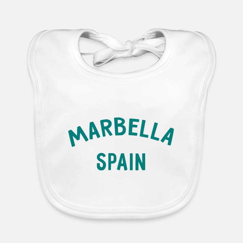 Marbella Spain Spanien Espana Baby Bio-Lätzchen