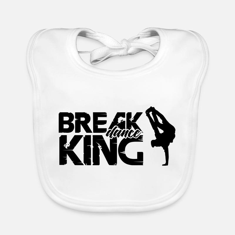 Roi du break dance Bavoir bio Bébé
