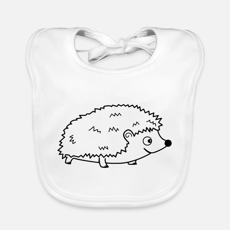 Hedgehog 01 Organic Baby Bibs