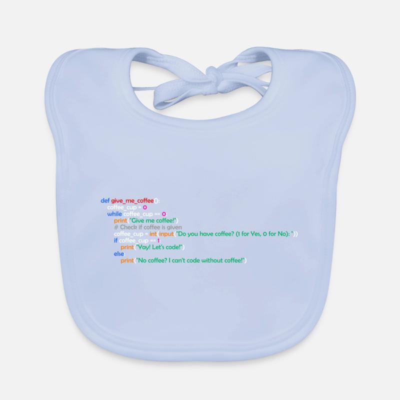 Coffee, Programming, Funny, Coffee Organic Baby Bibs